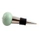 Mint Green Crackle Ceramic Wine Stopper